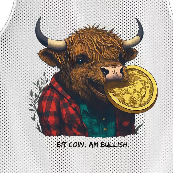 Crypto Bit Coin Am Bullish Cryptocurrency Mesh Reversible Basketball Jersey Tank