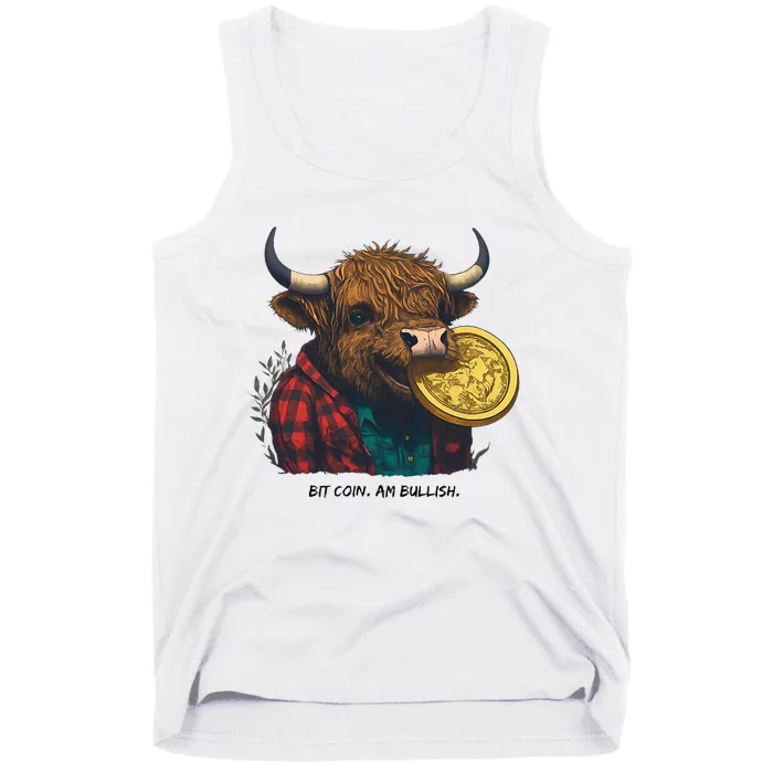 Crypto Bit Coin Am Bullish Cryptocurrency Tank Top