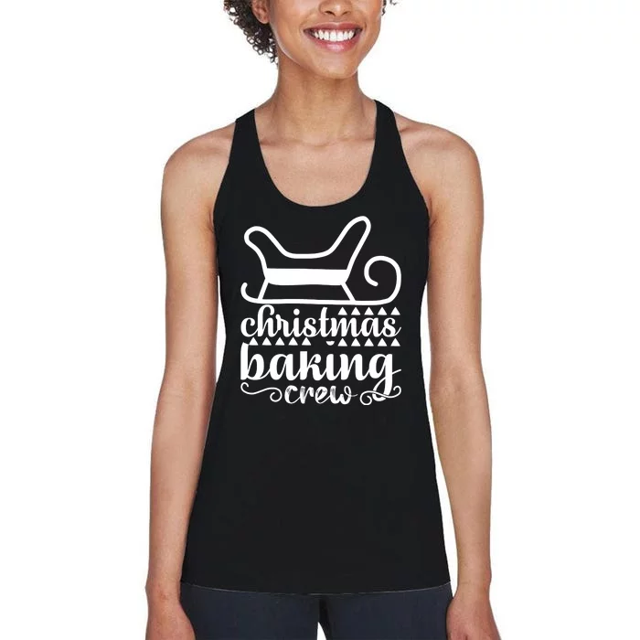 Christmas Baking Crew Women's Racerback Tank