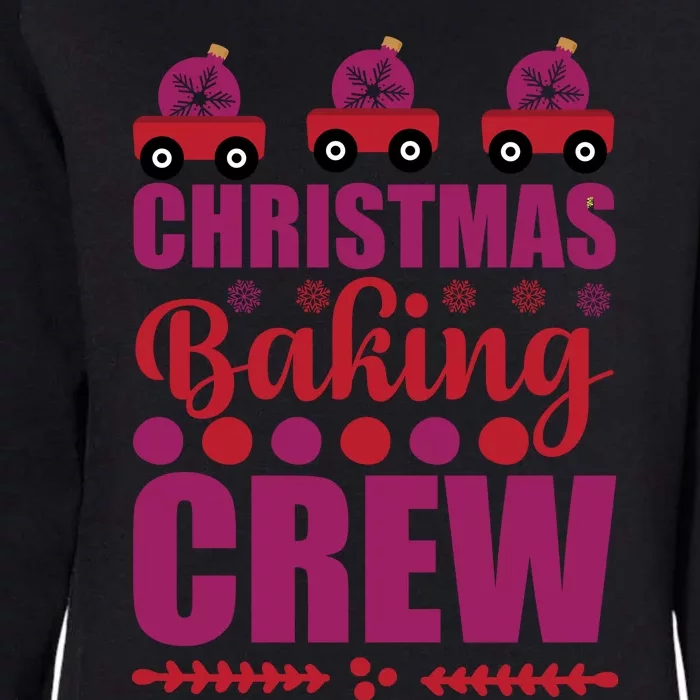 Christmas Baking Crew Womens California Wash Sweatshirt