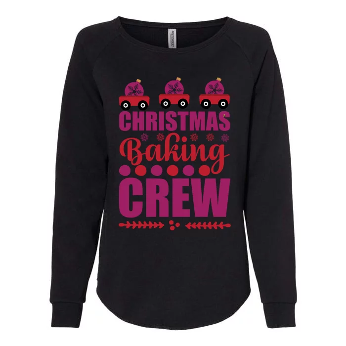 Christmas Baking Crew Womens California Wash Sweatshirt