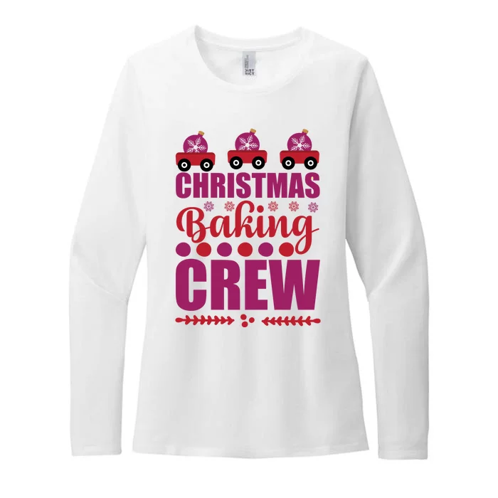 Christmas Baking Crew Womens CVC Long Sleeve Shirt