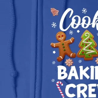 Cookie Baking Crew Happy Christmas Gift Full Zip Hoodie