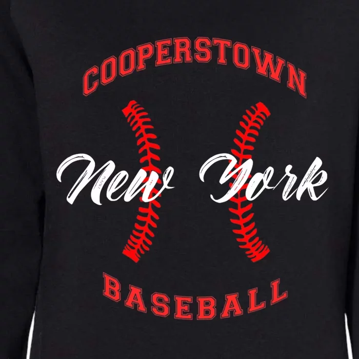 cooperstown baseball Womens California Wash Sweatshirt