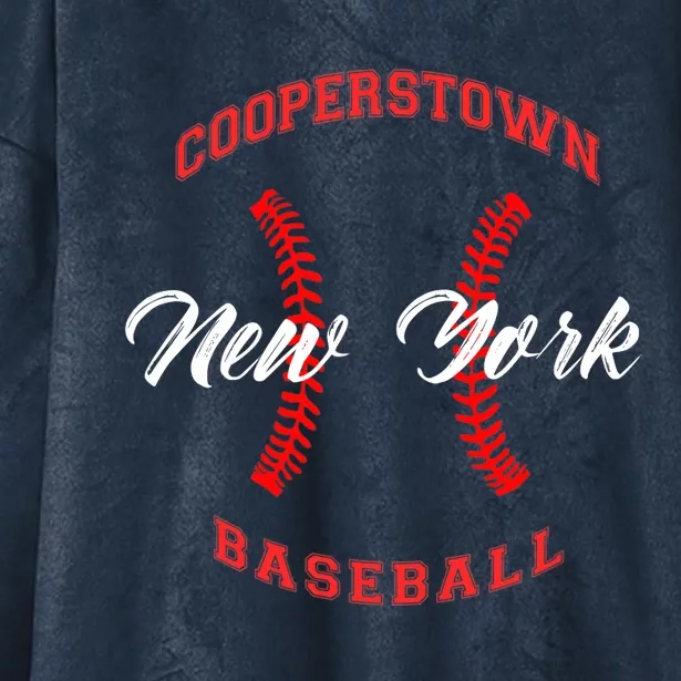 cooperstown baseball Hooded Wearable Blanket