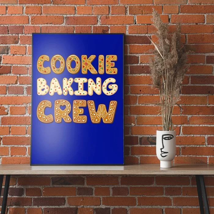 Cookie Baking Crew Iced Gingerbread Cute Family Baking Cute Gift Poster