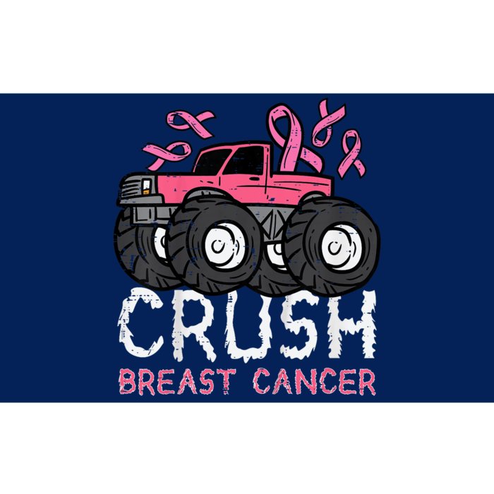 Crush Breast Cancer Awareness Monster Truck Bumper Sticker