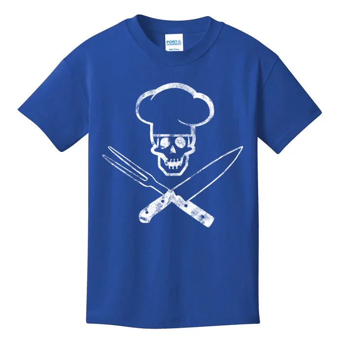 Culinary Badass Cook Skull Funny Chef Humor Cute Gift Kids T-Shirt