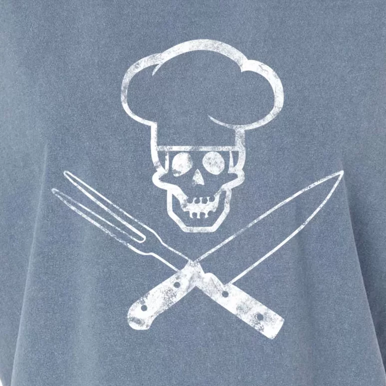 Culinary Badass Cook Skull Funny Chef Humor Cute Gift Garment-Dyed Women's Muscle Tee