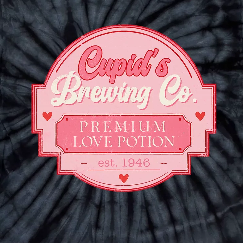 CupidS Brewing Company Boho ValentineS Day Tie-Dye T-Shirt