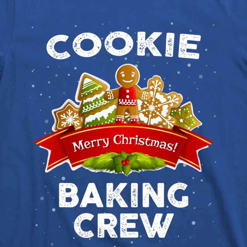 Cookie Baking Crew Christmas Family Gingerbread Team Meaningful Gift T-Shirt