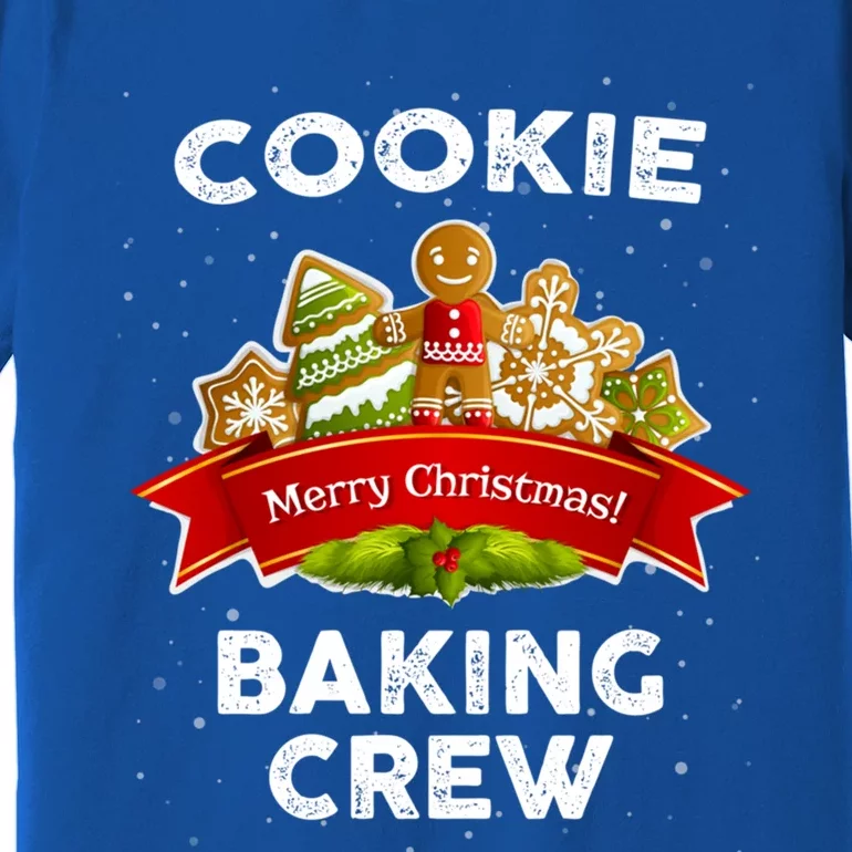 Cookie Baking Crew Christmas Family Gingerbread Team Meaningful Gift Premium T-Shirt