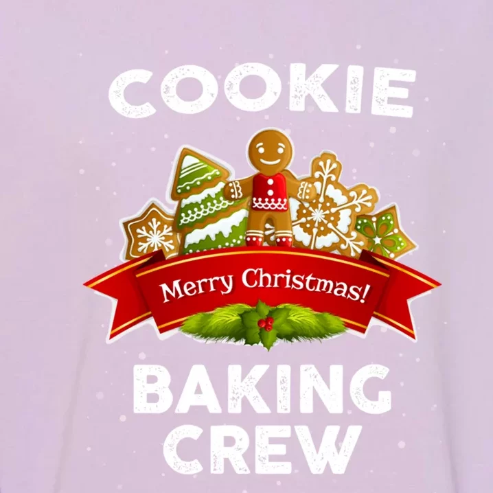 Cookie Baking Crew Christmas Family Gingerbread Team Meaningful Gift Garment-Dyed Sweatshirt