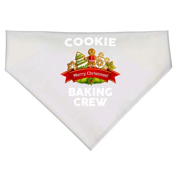 Cookie Baking Crew Christmas Family Gingerbread Team Meaningful Gift USA-Made Doggie Bandana