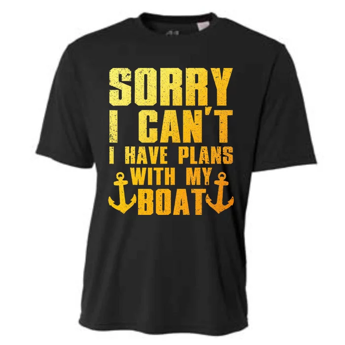 Cool Boat Captain For Pontoon Boat Owners Boating Cooling Performance Crew T-Shirt