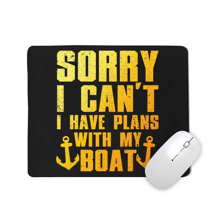 Cool Boat Captain For Pontoon Boat Owners Boating Mousepad