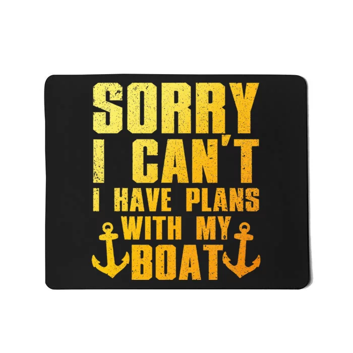 Cool Boat Captain For Pontoon Boat Owners Boating Mousepad