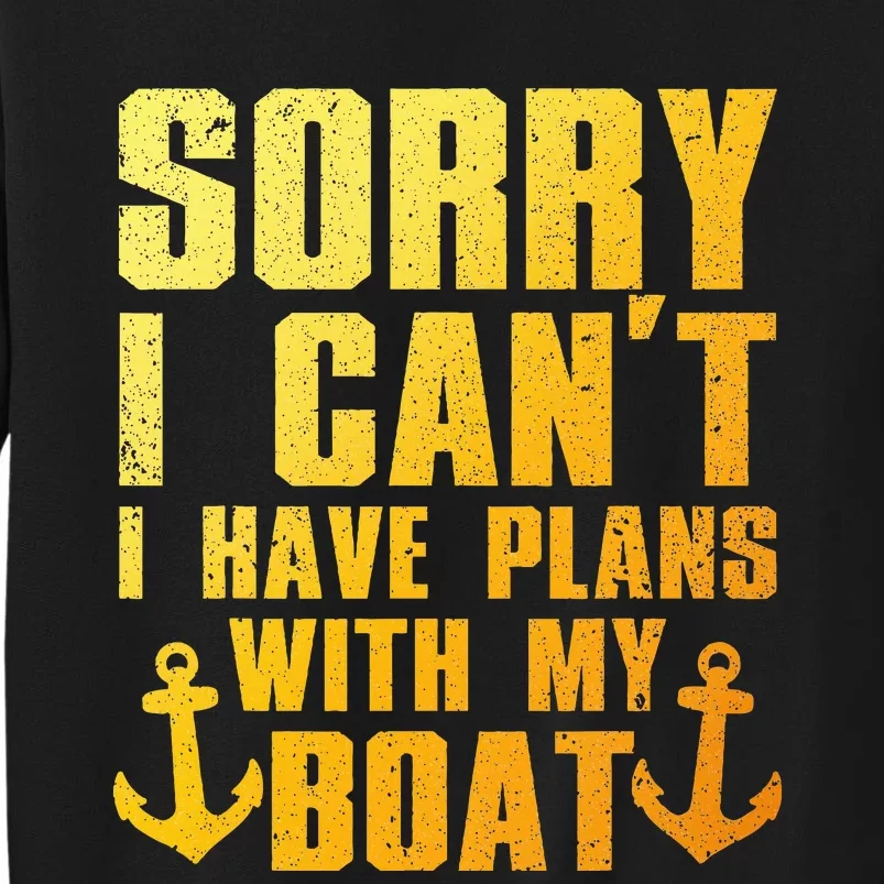 Cool Boat Captain For Pontoon Boat Owners Boating Tall Sweatshirt