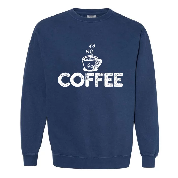 Coffee Barista Garment-Dyed Sweatshirt