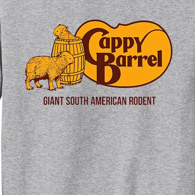 Cappy Barrel; Capybara Campaign Store Tall Sweatshirt