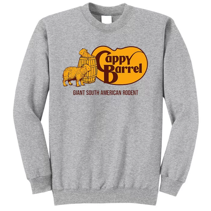 Cappy Barrel; Capybara Campaign Store Tall Sweatshirt