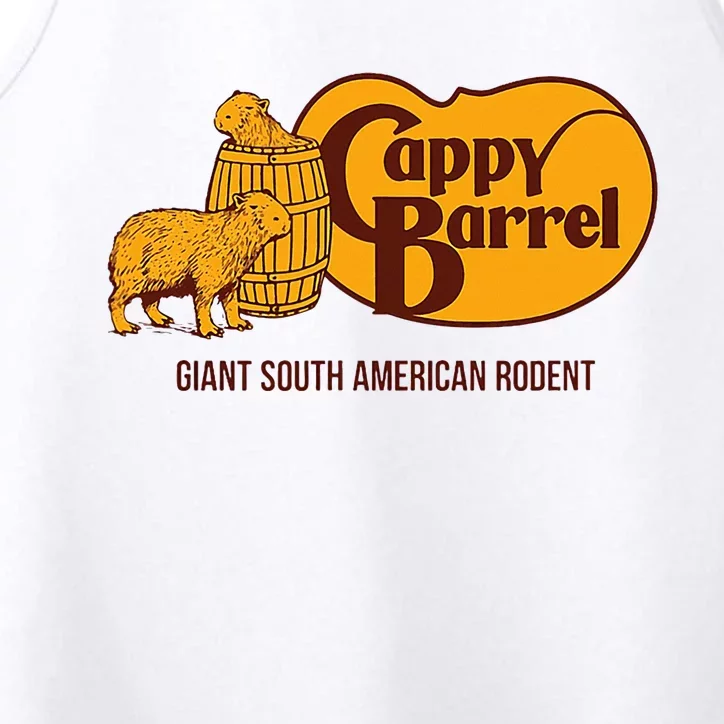 Cappy Barrel; Capybara Campaign Store Performance Tank