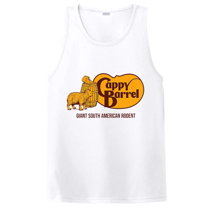 Cappy Barrel; Capybara Campaign Store Performance Tank