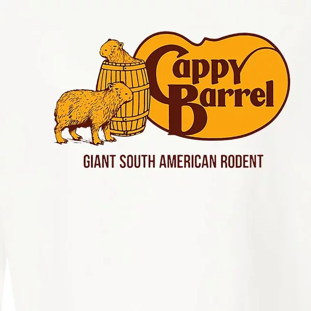 Cappy Barrel; Capybara Campaign Store Cropped Pullover Crew