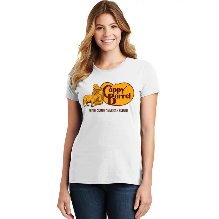 Cappy Barrel; Capybara Campaign Store Women's T-Shirt