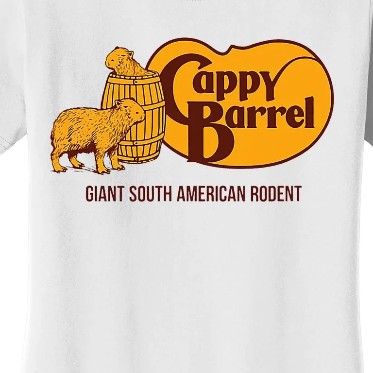 Cappy Barrel; Capybara Campaign Store Women's T-Shirt