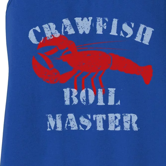 Crawfish Boil Crew Cajun Season Fishing Crawfish Boil Funny Gift Women's Racerback Tank