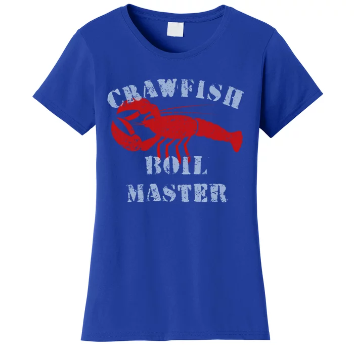 Crawfish Boil Crew Cajun Season Fishing Crawfish Boil Funny Gift Women's T-Shirt