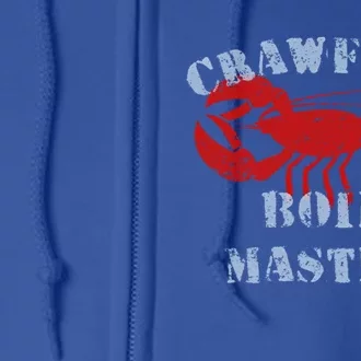 Crawfish Boil Crew Cajun Season Fishing Crawfish Boil Funny Gift Full Zip Hoodie