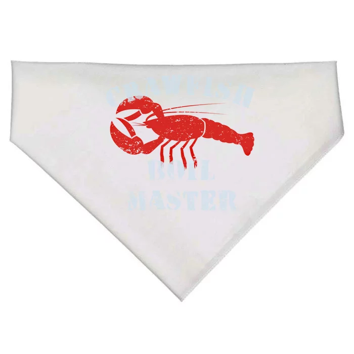 Crawfish Boil Crew Cajun Season Fishing Crawfish Boil Funny Gift USA-Made Doggie Bandana