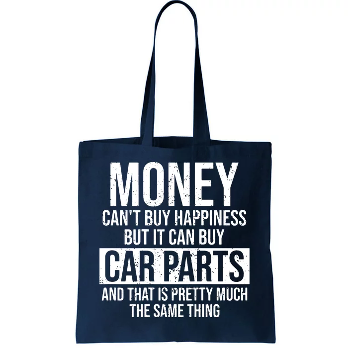 Can Buy Car Parts Funny Car Guy Car Lover Auto Mechanic Gift Tote Bag