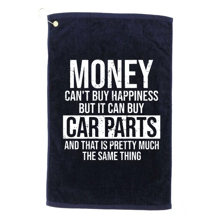 Can Buy Car Parts Funny Car Guy Car Lover Auto Mechanic Gift Platinum Collection Golf Towel