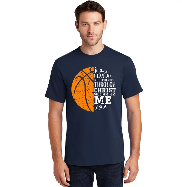 Christian Basketball Tall T-Shirt