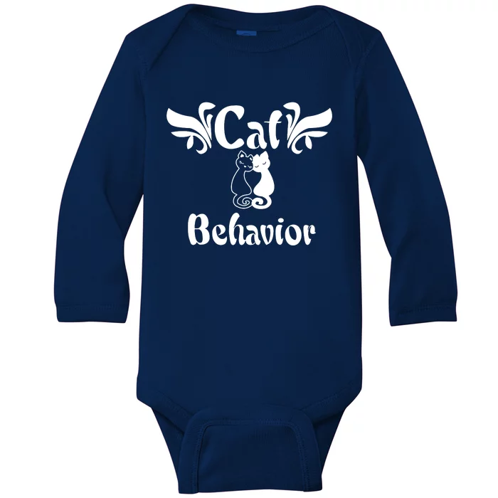 Cat Behavior Baby Long Sleeve Bodysuit