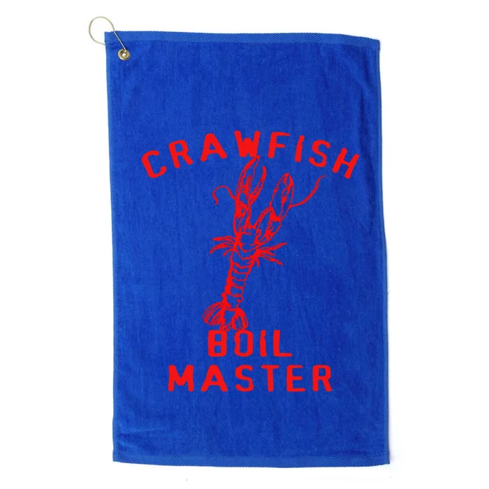 Crawfish Boil Crew Cajun Season Fishing Crawfish Boil Funny Gift Platinum Collection Golf Towel