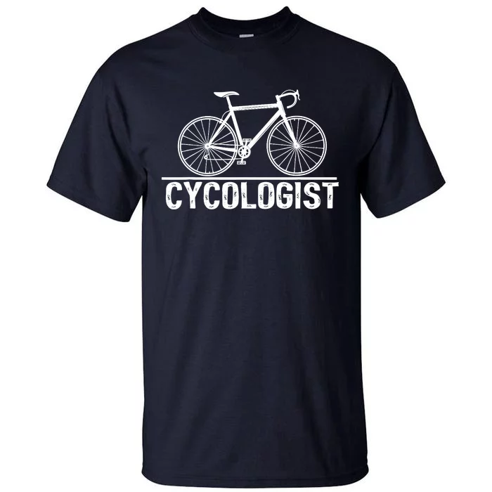 Cycologist bike Cycling Bicycle cyclist christmas Tall T-Shirt