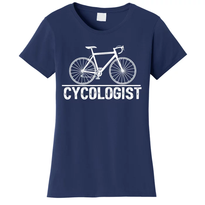 Cycologist bike Cycling Bicycle cyclist christmas Women's T-Shirt