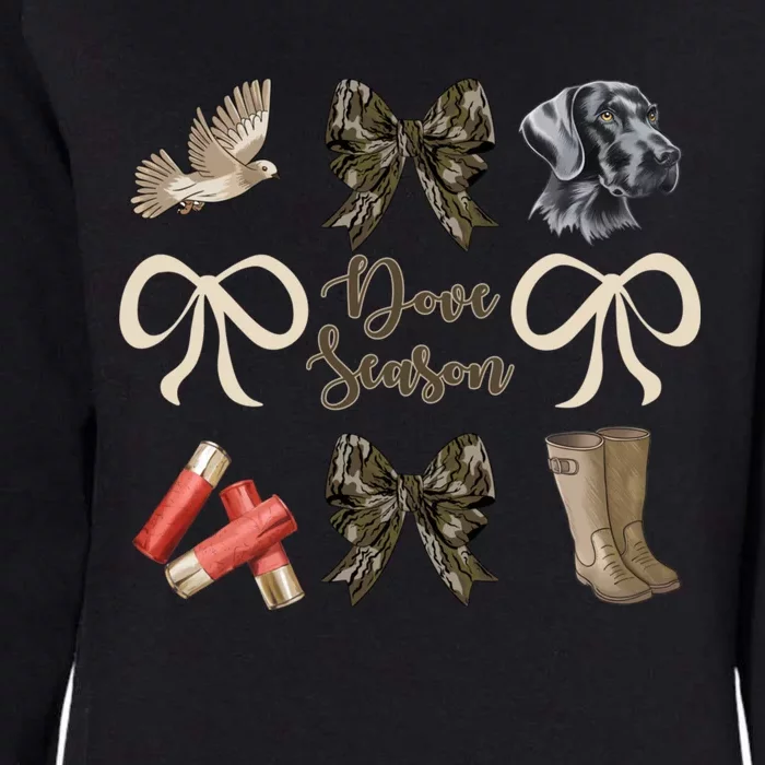 Camo Bow Coquette Dove Season Hunting Dove Hunter Hunt Girl Womens California Wash Sweatshirt