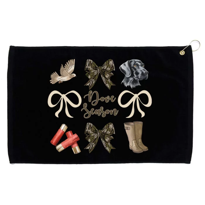 Camo Bow Coquette Dove Season Hunting Dove Hunter Hunt Girl Grommeted Golf Towel