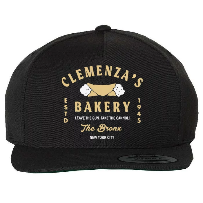 ClemenzaS Bakery Wool Snapback Cap