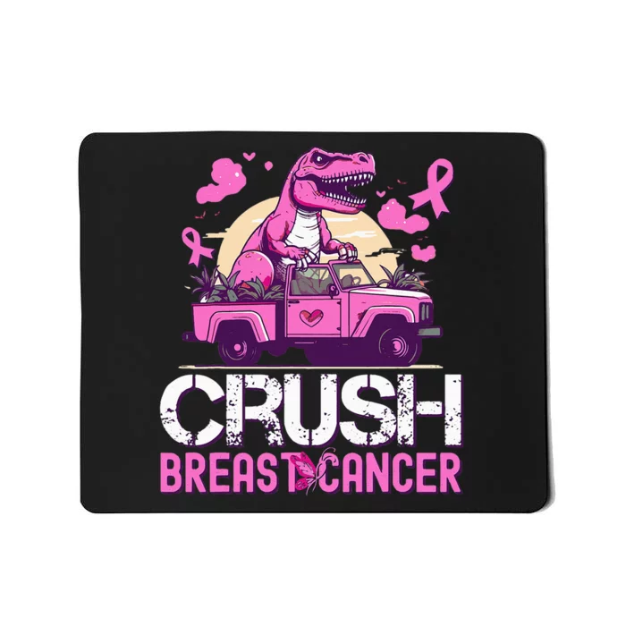 Crush Breast Cancer Awareness Monster Truck Mousepad