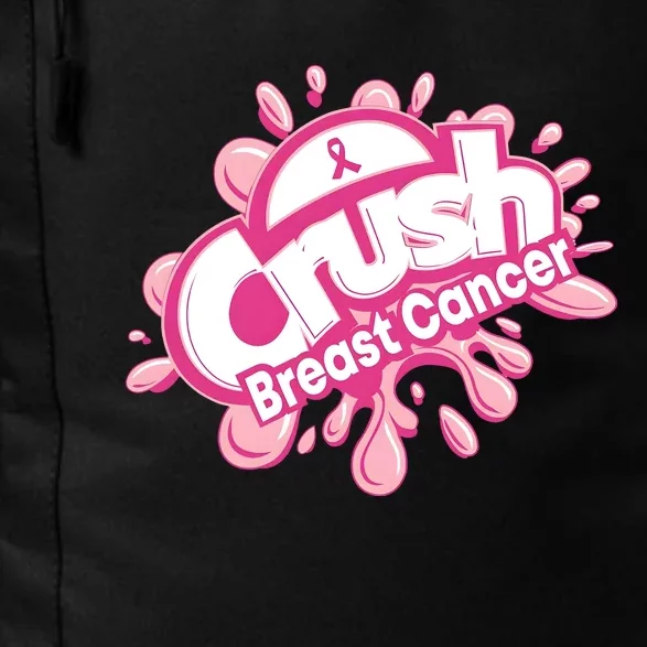 Crush Breast Cancer Pink Ribbon Breast Cancer Awareness Supporter Daily Commute Backpack