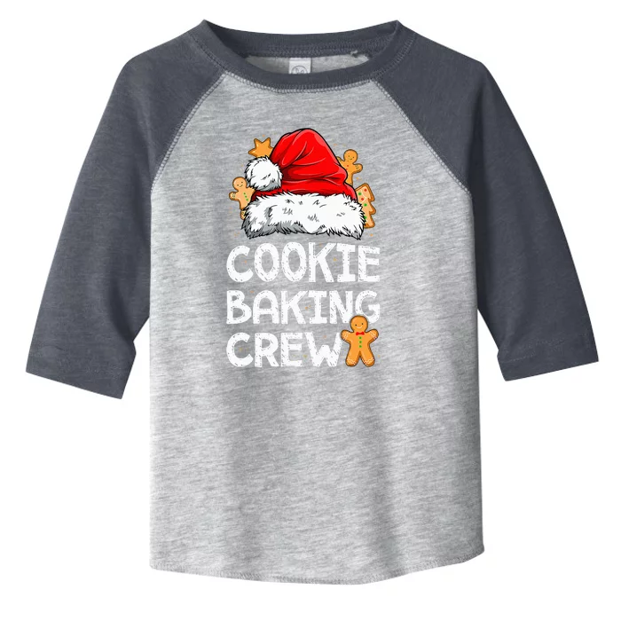 Cookie Baking Crew Christmas Santa Family Gingerbread Team Toddler Fine Jersey T-Shirt