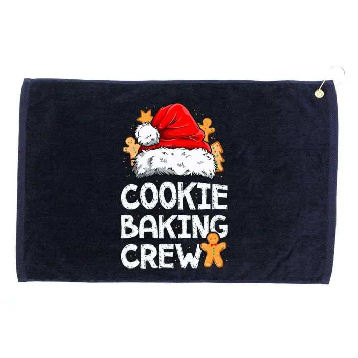 Cookie Baking Crew Christmas Santa Family Gingerbread Team Grommeted Golf Towel