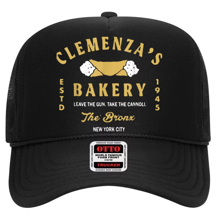 Clemenzas Bakery High Crown Mesh Trucker Hat