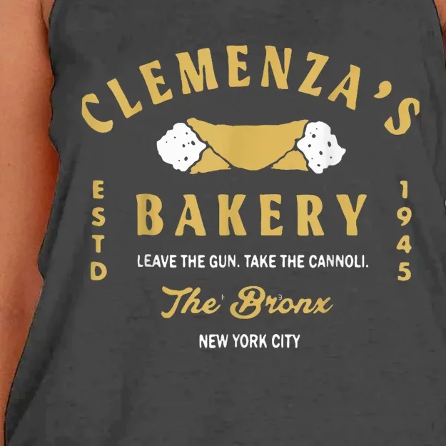 Clemenzas Bakery Women's Knotted Racerback Tank